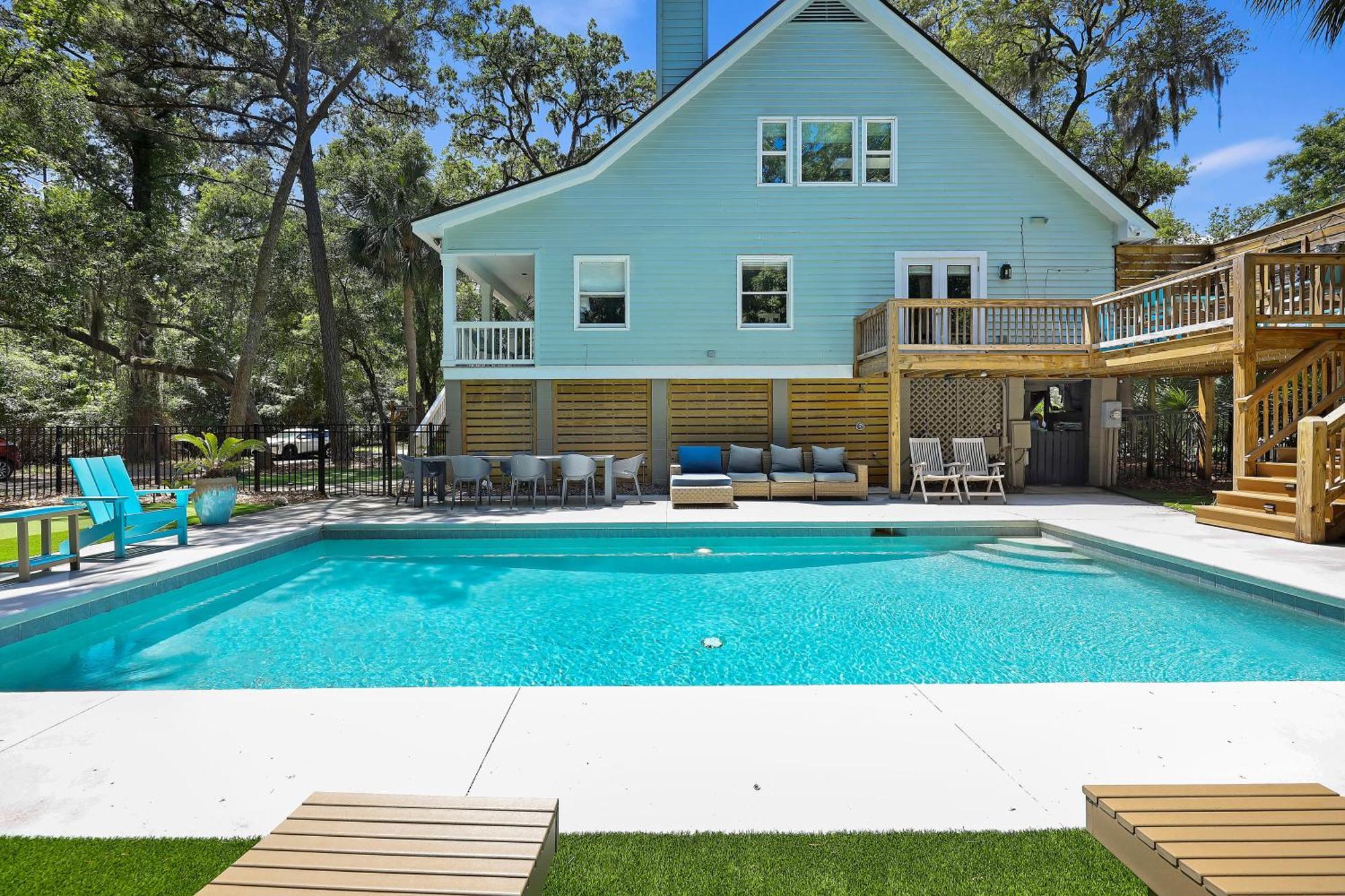 9 Flamingo Street Villa Hilton Head Island Bagian luar foto